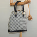 LOUIS VUITTON Monogram Mini Alma Haut Hand Bag Blue M92202 LV Auth 135423-14