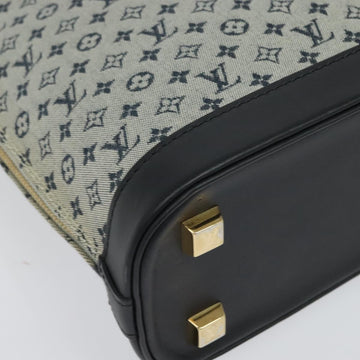 LOUIS VUITTON Monogram Mini Alma Haut Hand Bag Blue M92202 LV Auth 135423 - 0