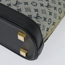 LOUIS VUITTON Monogram Mini Alma Haut Hand Bag Blue M92202 LV Auth 135423-5