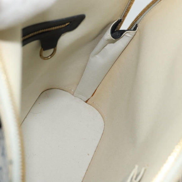 LOUIS VUITTON Monogram Mini Alma Haut Hand Bag Blue M92202 LV Auth 135423