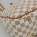 LOUIS VUITTON Damier Azur Figeri PM Shoulder Bag N41176 LV Auth 135424-16