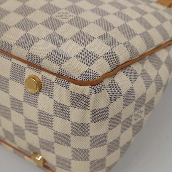 LOUIS VUITTON Damier Azur Figeri PM Shoulder Bag N41176 LV Auth 135424