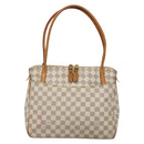 LOUIS VUITTON Damier Azur Figeri PM Shoulder Bag N41176 LV Auth 135424-13