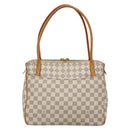 LOUIS VUITTON Damier Azur Figeri PM Shoulder Bag N41176 LV Auth 135424-2