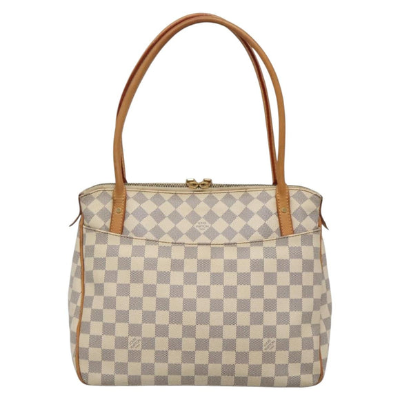 LOUIS VUITTON Damier Azur Figeri PM Shoulder Bag N41176 LV Auth 135424