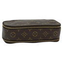 LOUIS VUITTON Monogram Trousse Blush GM Cosmetic Pouch M47505 LV Auth 135428-1