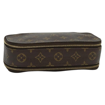 LOUIS VUITTON Monogram Trousse Blush GM Cosmetic Pouch M47505 LV Auth 135428
