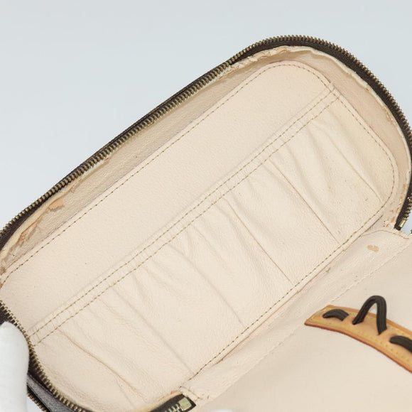 LOUIS VUITTON Monogram Trousse Blush GM Cosmetic Pouch M47505 LV Auth 135428