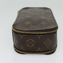 LOUIS VUITTON Monogram Trousse Blush GM Cosmetic Pouch M47505 LV Auth 135428-3