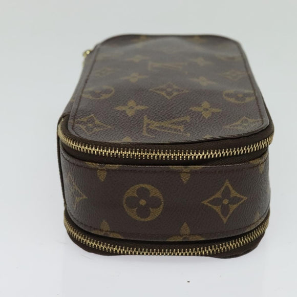 LOUIS VUITTON Monogram Trousse Blush GM Cosmetic Pouch M47505 LV Auth 135428