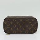 LOUIS VUITTON Monogram Trousse Blush GM Cosmetic Pouch M47505 LV Auth 135428-5