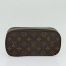 LOUIS VUITTON Monogram Trousse Blush GM Cosmetic Pouch M47505 LV Auth 135428-6