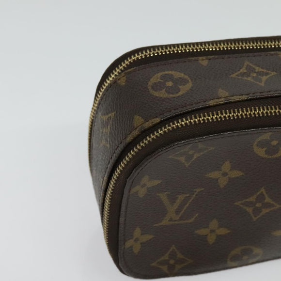LOUIS VUITTON Monogram Trousse Blush GM Cosmetic Pouch M47505 LV Auth 135428