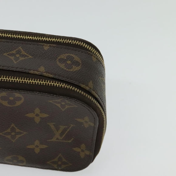 LOUIS VUITTON Monogram Trousse Blush GM Cosmetic Pouch M47505 LV Auth 135428