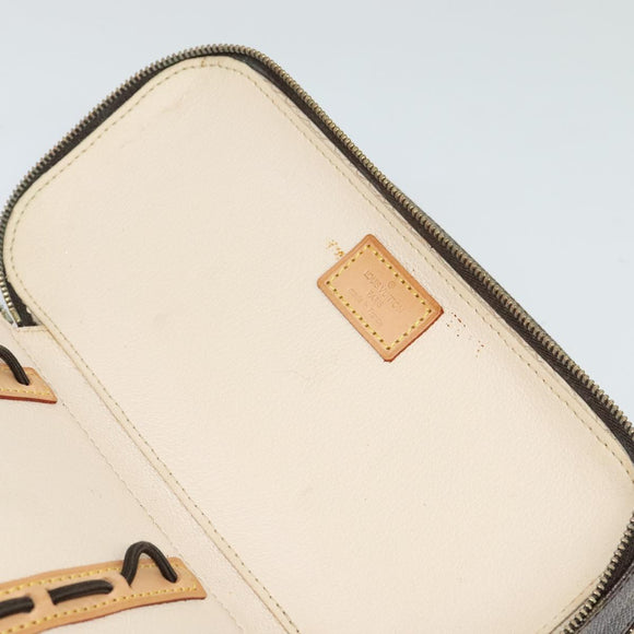 LOUIS VUITTON Monogram Trousse Blush GM Cosmetic Pouch M47505 LV Auth 135428