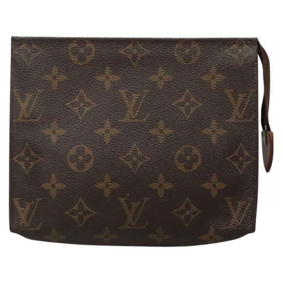 LOUIS VUITTON Monogram Posh Toilette 19 Pouch M47544 LV Auth 135429