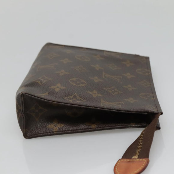 LOUIS VUITTON Monogram Posh Toilette 19 Pouch M47544 LV Auth 135429