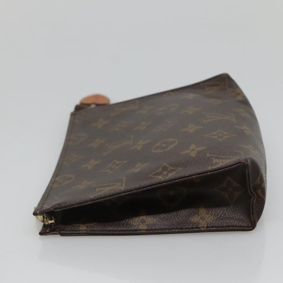 LOUIS VUITTON Monogram Posh Toilette 19 Pouch M47544 LV Auth 135429