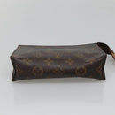 LOUIS VUITTON Monogram Posh Toilette 19 Pouch M47544 LV Auth 135429-6