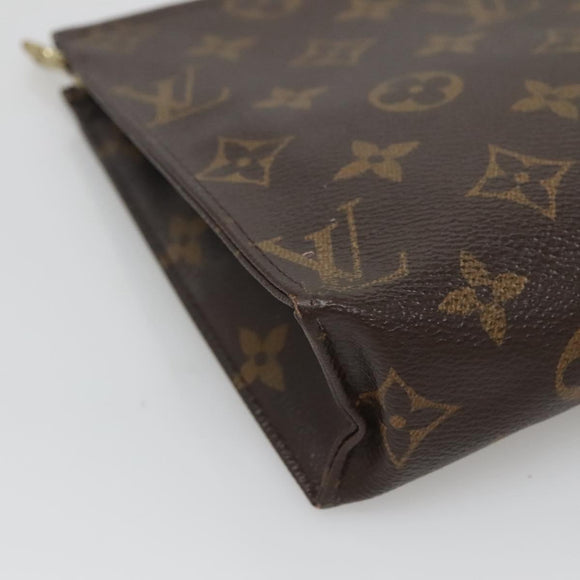 LOUIS VUITTON Monogram Posh Toilette 19 Pouch M47544 LV Auth 135429