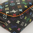 LOUIS VUITTON Multicolor Trousse Wapity Pouch Black M58034 Auth 135439-15