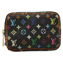 LOUIS VUITTON Multicolor Trousse Wapity Pouch Black M58034 Auth 135439-13