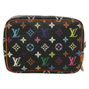 LOUIS VUITTON Multicolor Trousse Wapity Pouch Black M58034 Auth 135439-2
