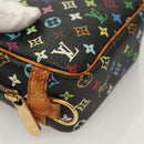 LOUIS VUITTON Multicolor Trousse Wapity Pouch Black M58034 Auth 135439-7