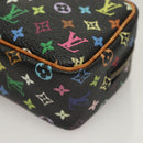 LOUIS VUITTON Multicolor Trousse Wapity Pouch Black M58034 Auth 135439-14