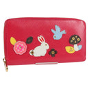 LOUIS VUITTON Epi Zippy Wallet Long Wallet Pink M62609 LV Auth 135440M-1