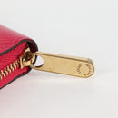 LOUIS VUITTON Epi Zippy Wallet Long Wallet Pink M62609 LV Auth 135440M-8