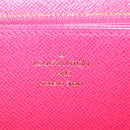 LOUIS VUITTON Epi Zippy Wallet Long Wallet Pink M62609 LV Auth 135440M-19