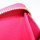LOUIS VUITTON Epi Zippy Wallet Long Wallet Pink M62609 LV Auth 135440M-11