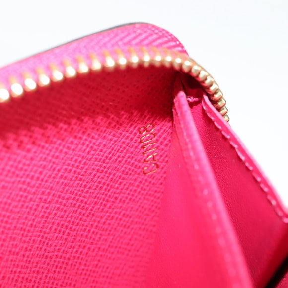 LOUIS VUITTON Epi Zippy Wallet Long Wallet Pink M62609 LV Auth 135440M