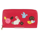 LOUIS VUITTON Epi Zippy Wallet Long Wallet Pink M62609 LV Auth 135440M-13