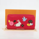 LOUIS VUITTON Epi Zippy Wallet Long Wallet Pink M62609 LV Auth 135440M-12