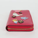LOUIS VUITTON Epi Zippy Wallet Long Wallet Pink M62609 LV Auth 135440M-4