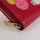 LOUIS VUITTON Epi Zippy Wallet Long Wallet Pink M62609 LV Auth 135440M-7