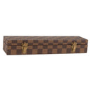 LOUIS VUITTON Damier Ebene Watch case Accessory Case LV Auth 135442V-1