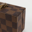 LOUIS VUITTON Damier Ebene Watch case Accessory Case LV Auth 135442V-16