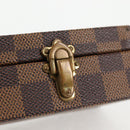 LOUIS VUITTON Damier Ebene Watch case Accessory Case LV Auth 135442V-17