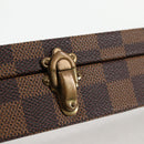 LOUIS VUITTON Damier Ebene Watch case Accessory Case LV Auth 135442V-18