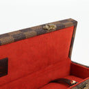 LOUIS VUITTON Damier Ebene Watch case Accessory Case LV Auth 135442V-20