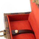 LOUIS VUITTON Damier Ebene Watch case Accessory Case LV Auth 135442V-23