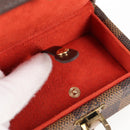 LOUIS VUITTON Damier Ebene Watch case Accessory Case LV Auth 135442V-10
