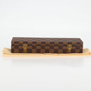 LOUIS VUITTON Damier Ebene Watch case Accessory Case LV Auth 135442V-12