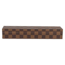 LOUIS VUITTON Damier Ebene Watch case Accessory Case LV Auth 135442V-2