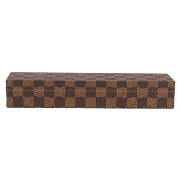 LOUIS VUITTON Damier Ebene Watch case Accessory Case LV Auth 135442V - 0