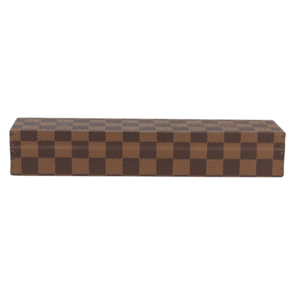 LOUIS VUITTON Damier Ebene Watch case Accessory Case LV Auth 135442V