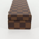 LOUIS VUITTON Damier Ebene Watch case Accessory Case LV Auth 135442V-3